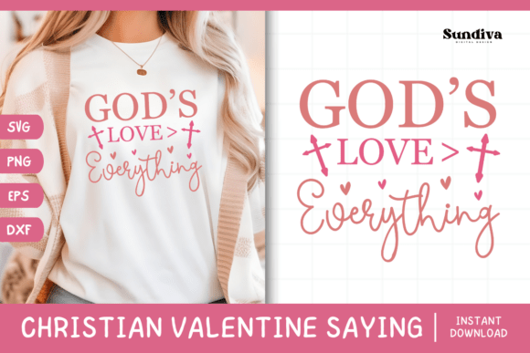 Christian Valentine Day Quote SVG for Graphics and Crafts
