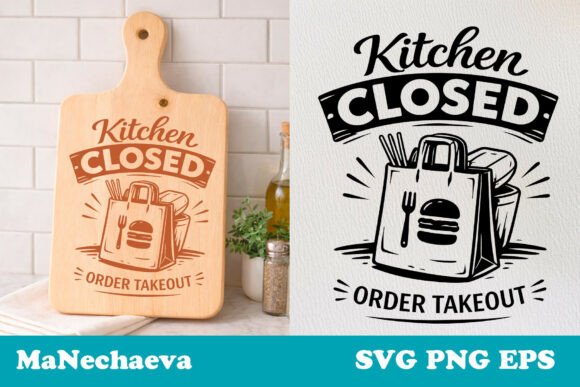 Fun Kitchen SVG for Crafts and Graphics