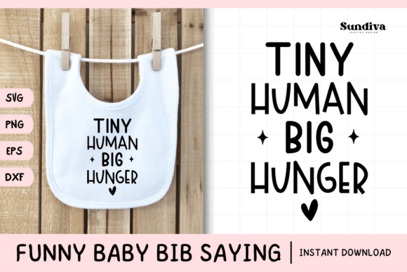 Funny Baby Bib Quote SVG 5