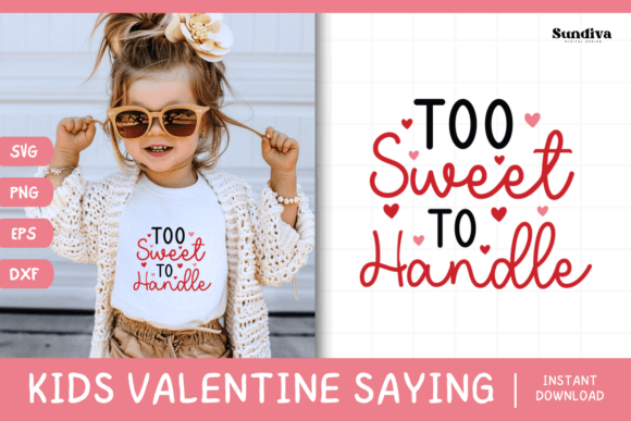Kids Valentine SVG for Crafts and Graphics
