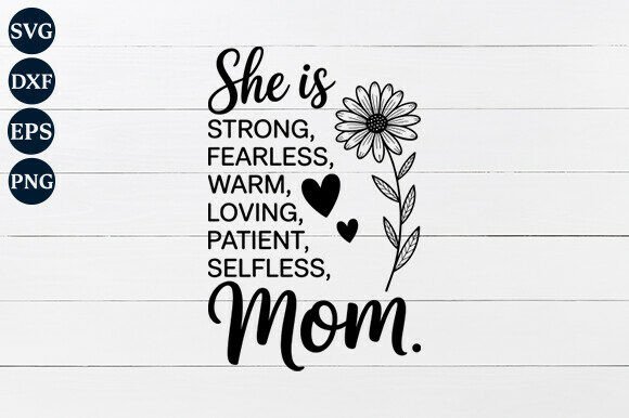 Mother Inspirational Quote Graphics for Crafts