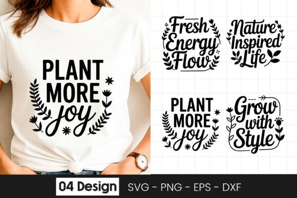 Plant More Joy SVG for Creative Branding